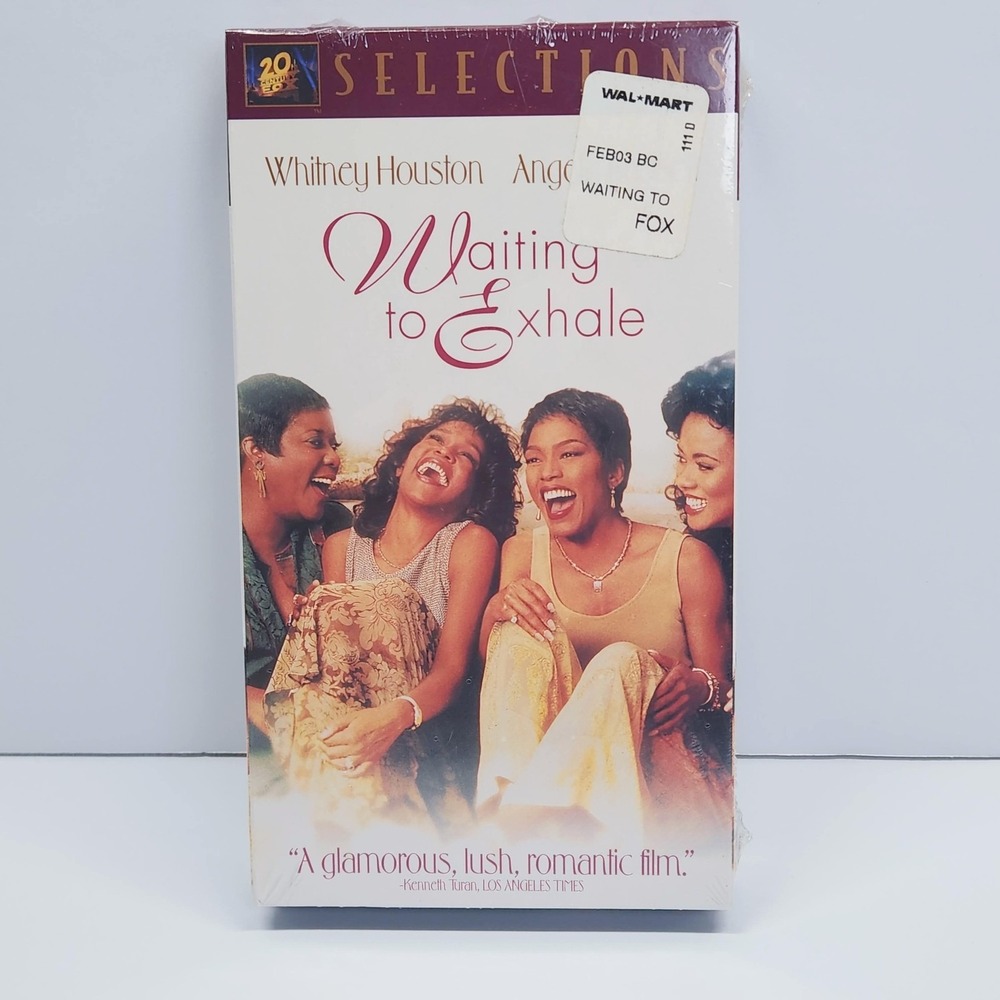 Vintage Waiting To Exhale VHS Tape Whitney Houston Drama 1995 20th Century Fox